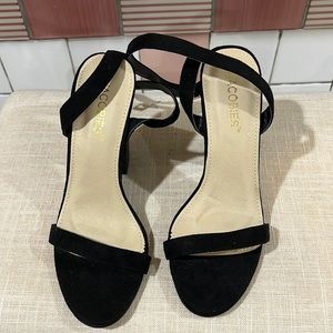 Jacobies Black Detailed Heels